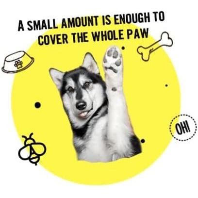 Bark Out Loud by Vivaldis -Natural Beeswax Paw Butter - Moisturizer Infused with Natural Oils for Dogs & Cats - Soothes & Reliefs Dry Cracked, Paws & Elbows – 30gms