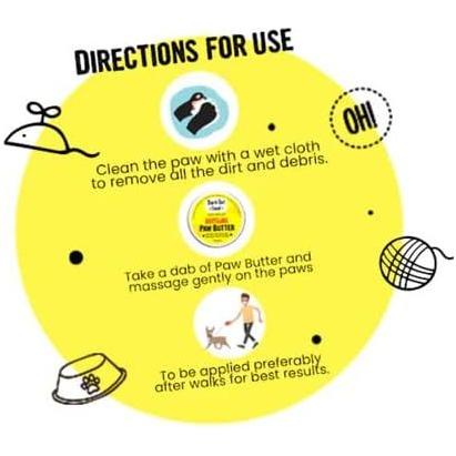 Bark Out Loud by Vivaldis -Natural Beeswax Paw Butter - Moisturizer Infused with Natural Oils for Dogs & Cats - Soothes & Reliefs Dry Cracked, Paws & Elbows – 30gms