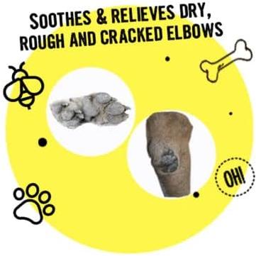 Bark Out Loud by Vivaldis -Natural Beeswax Paw Butter - Moisturizer Infused with Natural Oils for Dogs & Cats - Soothes & Reliefs Dry Cracked, Paws & Elbows – 30gms