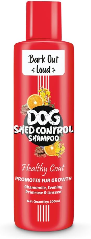 Bark Out Loud by Vivaldis - Dog Shed Control Shampoo for Shed-Free Bliss & Radiant Coat (200 ml)