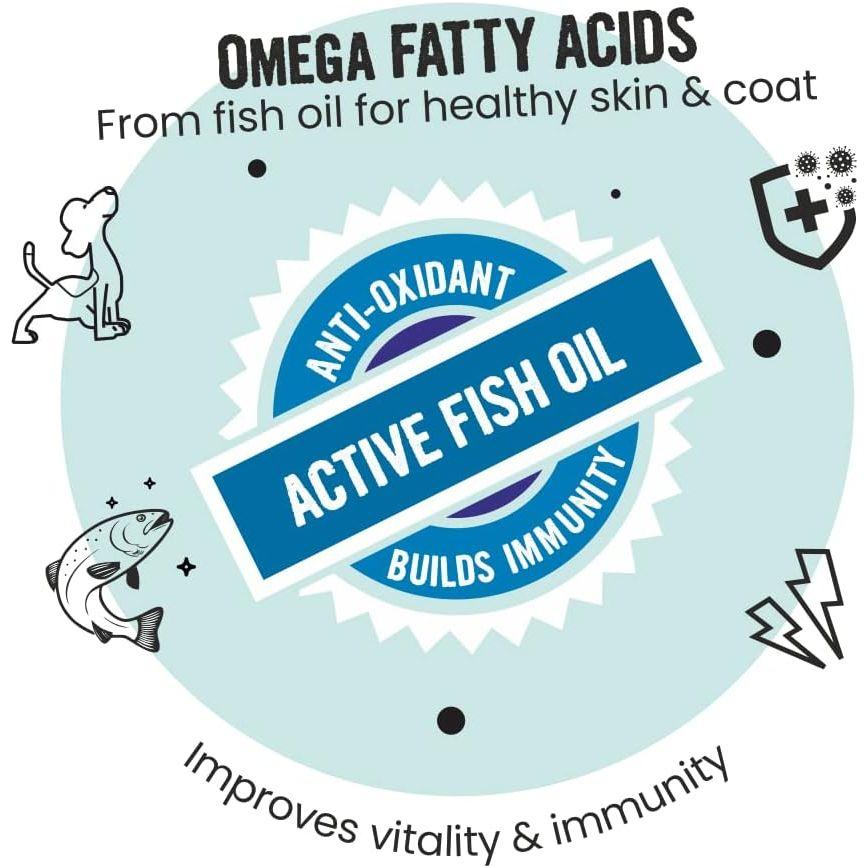 Bark Out Loud by Vivaldis - Fresh Chicken Immunity Chewstix Treats with Omega & Zinc for Overall Health & Vitality Stick for Dogs & Cats of All Life Stages Pack of 1 X 100 gm