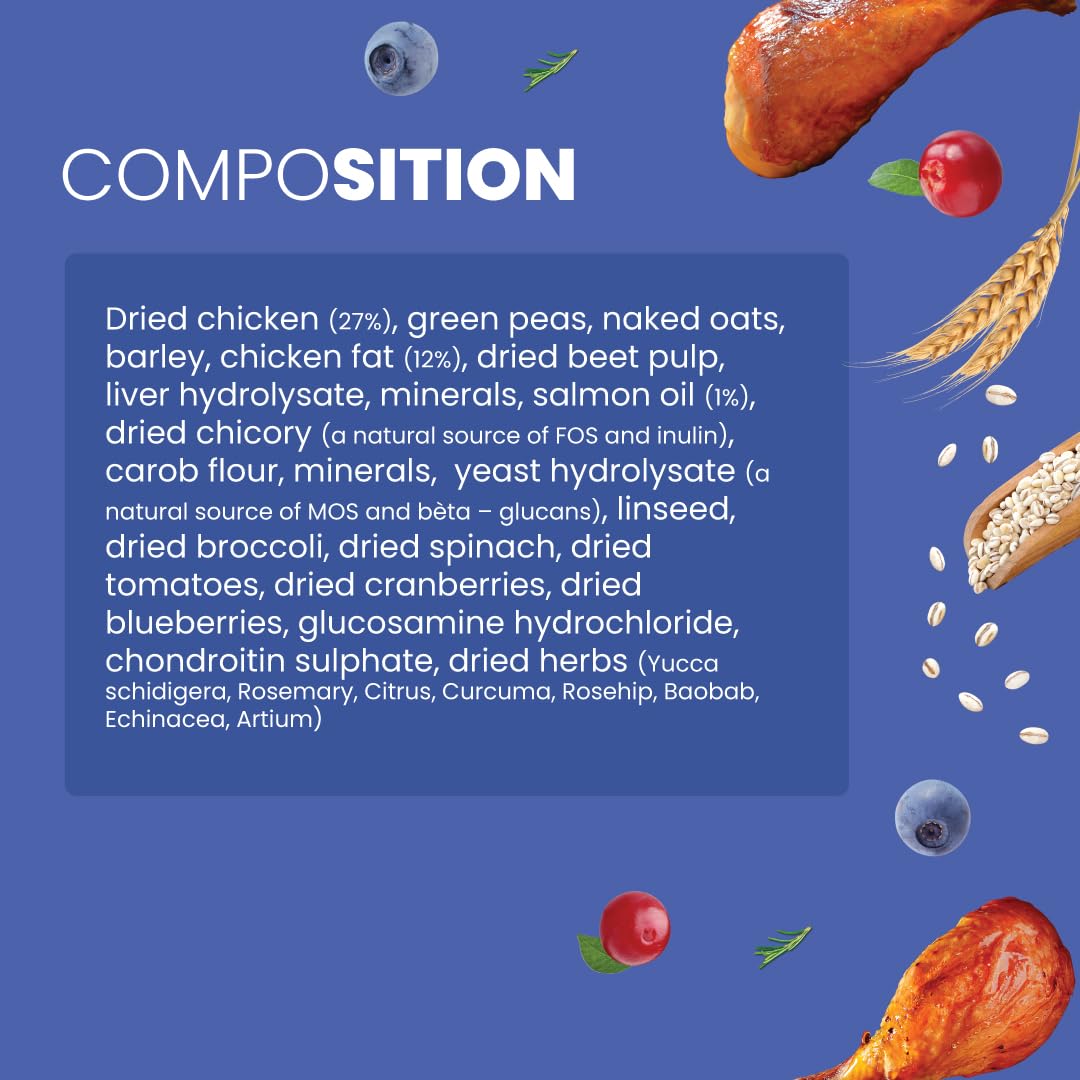 Bark Out Loud by Vivaldis - Chicken & Ancient Grains Puppy Dry Dog Food for All Breeds, Rich in Chicken Protein, Nutrients, Antioxidant and Growth Herbs, 2kg Pack