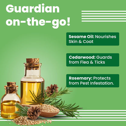 Bark Out Loud by Vivaldis - Natural Tick & Flea Spray for Dogs and Cats, Gentle on Skin, ensures Healthy Coat in Dogs & Cats 200ml