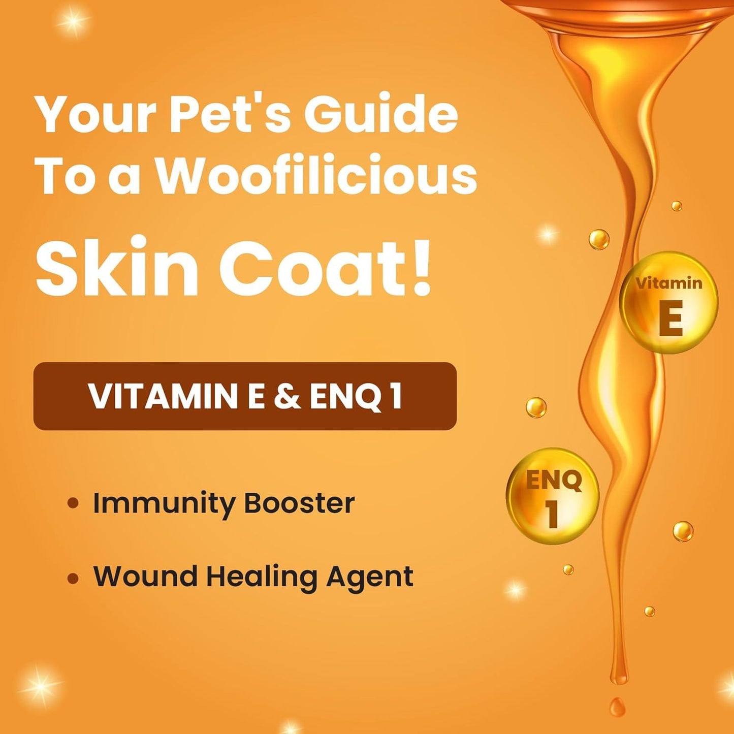 Bark Out Loud by Vivaldis, Skin & Coat Sardine Oil - for Healthy Skin, a Glowing Coat & Boosted Immunity, with Omega 3 & 6, Biotin & Zinc (Dogs & Cats) 200ml