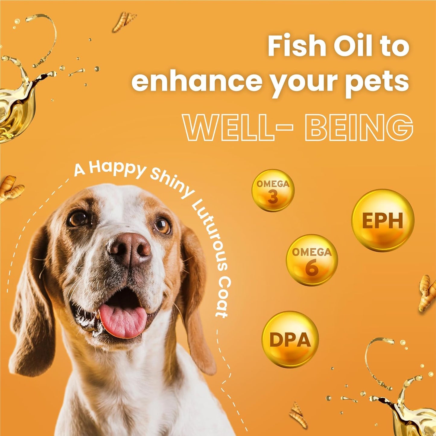 Bark out Loud by Vivaldis Glow & Shine Turmeric Chewstix - Fresh Chicken Stick Treats with Pumpkin & Grape Seed Extract for Shiny Skin & Coat- Dogs & Cats of All Life Stages 100g